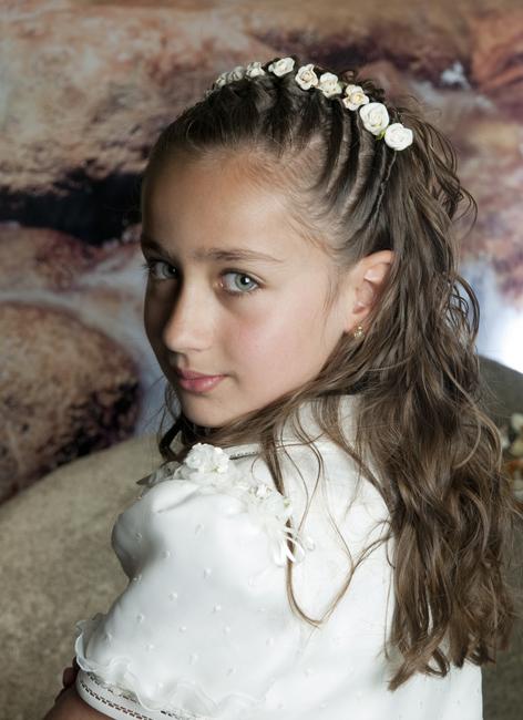 Peinados para primera comunión- FOTOS