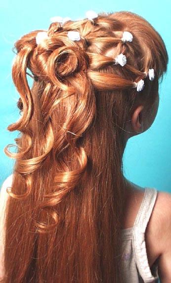 Peinados para primera comunión- FOTOS