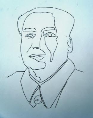 Dibujando una obra del Arte Pop