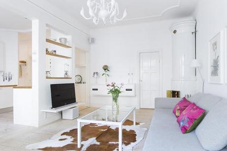 sillas 7 jacobsen lampara kartell estilo nórdico escandinavo diseño interiores diáfano abierto decoración planta abierta diáfna decoración nórdica decoración muebles de diseño decoración ikea cocinas blancas abiertas modernas blog decoración diseño interiores nórdico 