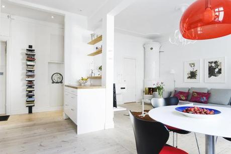 sillas 7 jacobsen lampara kartell estilo nórdico escandinavo diseño interiores diáfano abierto decoración planta abierta diáfna decoración nórdica decoración muebles de diseño decoración ikea cocinas blancas abiertas modernas blog decoración diseño interiores nórdico 