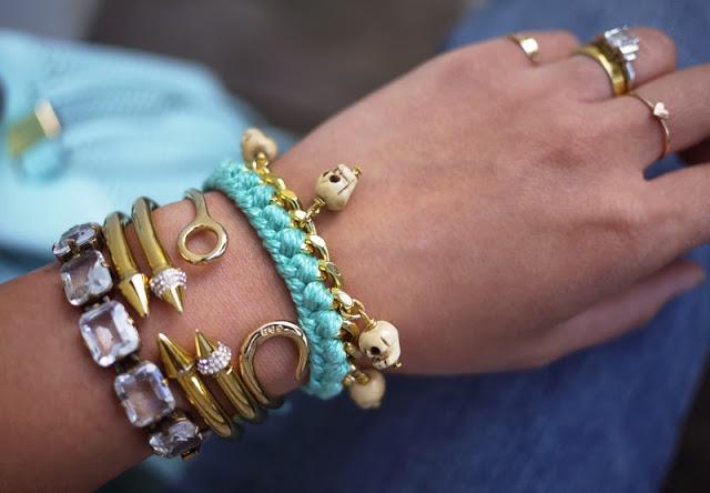 DIY....PULSERA CON CALAVERAS