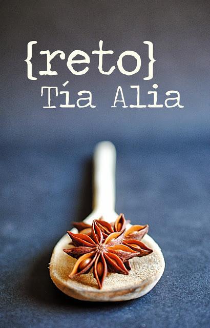 Día de publicación reto Tía Alia [recetas de octubre] y una buena noticia