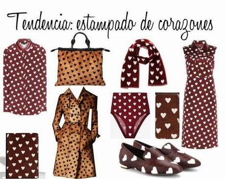 Tendencia: Estampado de corazones