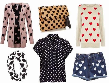 Tendencia: Estampado de corazones