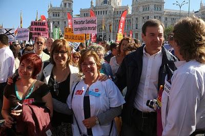 AYER EL PSOE SI SE MANIFESTÓ