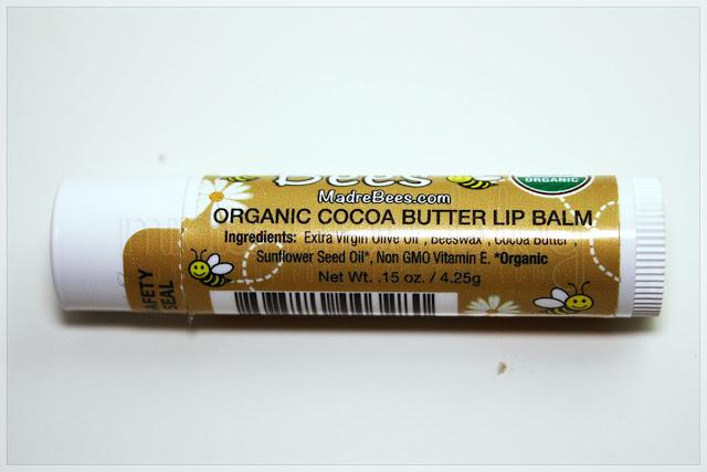 Organic Cocoa  Butter Lip Balm ~ Madre Bees (iHerb)