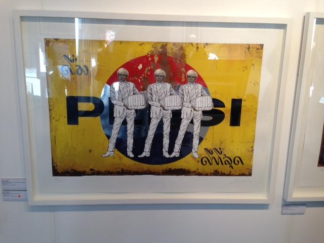 Pakpoom Silaphan. Warhol on Pepsi Impresión sobre papel 65 x 88 cm Edición de 50 £700