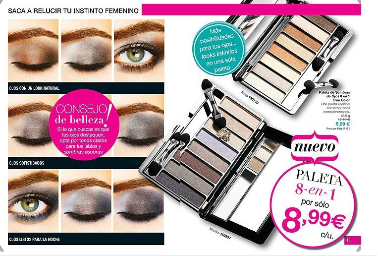 Nuevas 8 en 1 eye palette de Avon