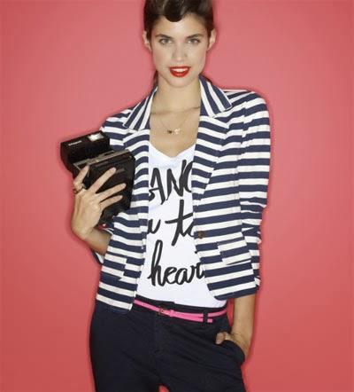 How to wear... Navy Striped Blazer