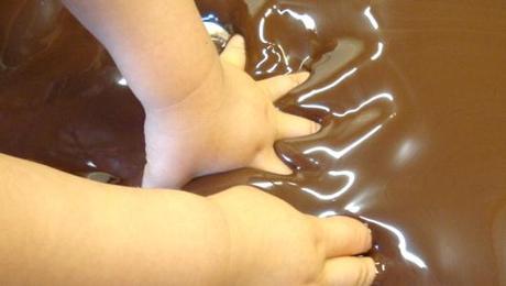 experimentacion con chocolate ilovepitita MINICHEFS