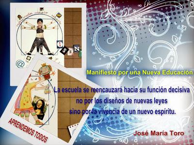 Manifiesto por una Nueva Educación. Aprendemos Todos.