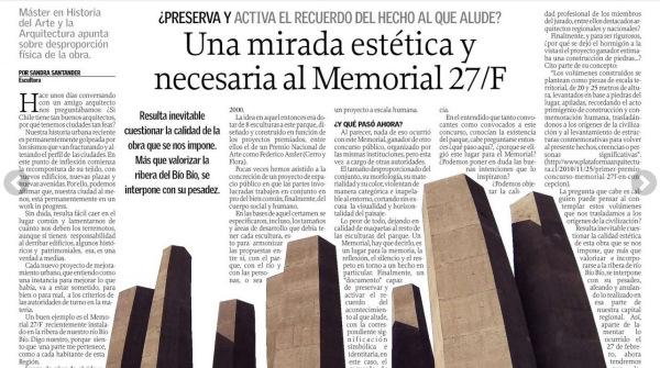 Memorial 27F Sandra Santander