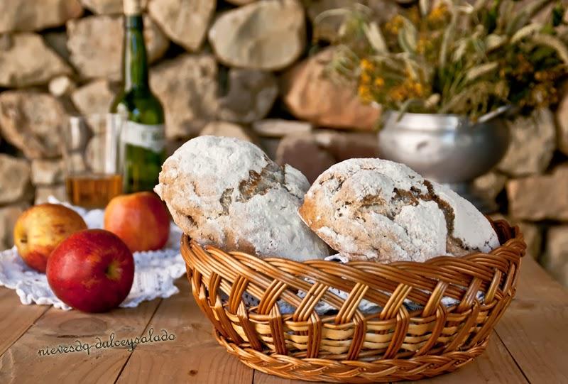 PAN DE PUEBLO CON SIDRA ASTURIANA Y AVENA