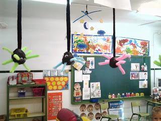 Arañas de Halloween