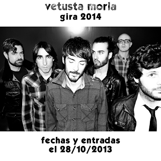 VETUSTA MORLA ANUNCIA LAS FECHAS DE LA GIRA PRESENTACION DE SU NUEVO DISCO‏