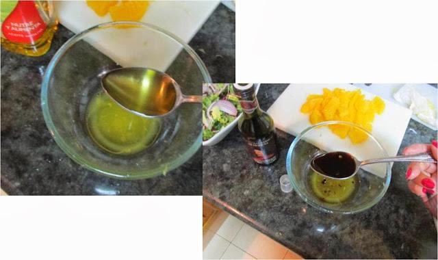 ENSALADA CON NARANJA Y PIÑONES