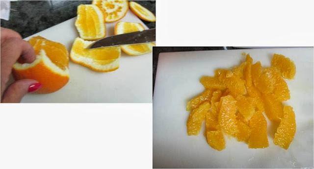 ENSALADA CON NARANJA Y PIÑONES