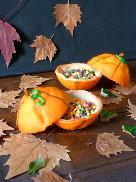 Mini Piñatas Calabazas de Galleta