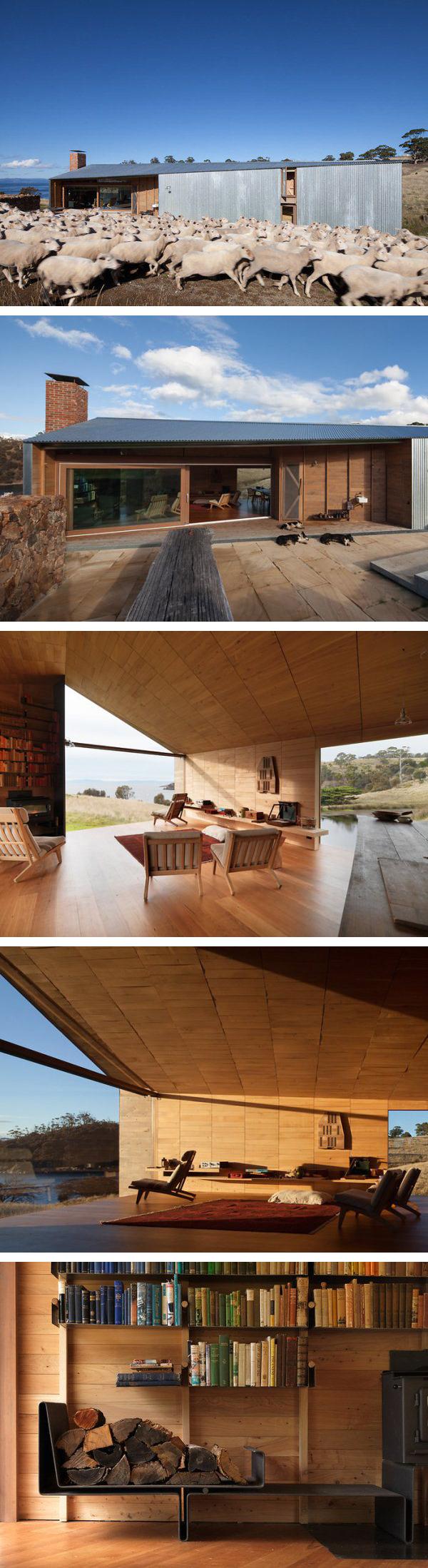 Reforma de un establo en tasmania