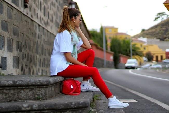 Red and Converse