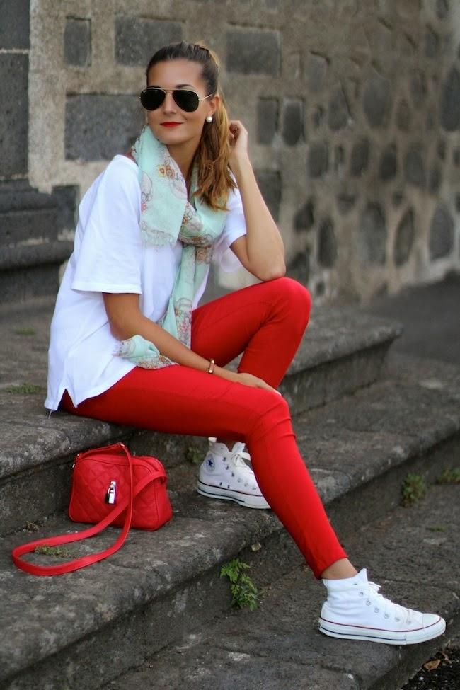 Red and Converse