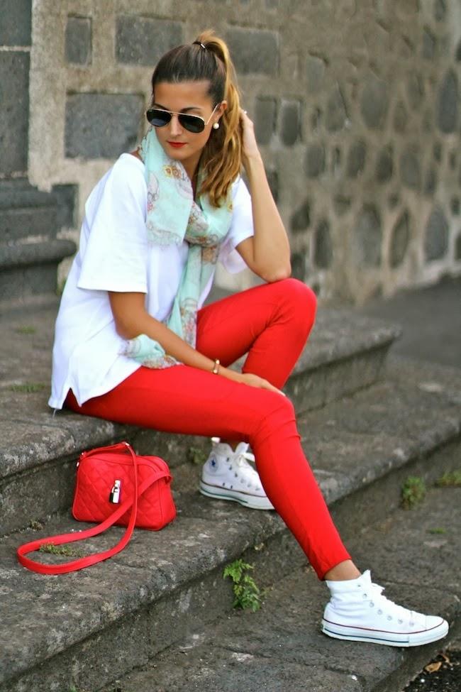 Red and Converse