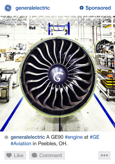 generalelectric Los primeros anuncios hechos para Instagram