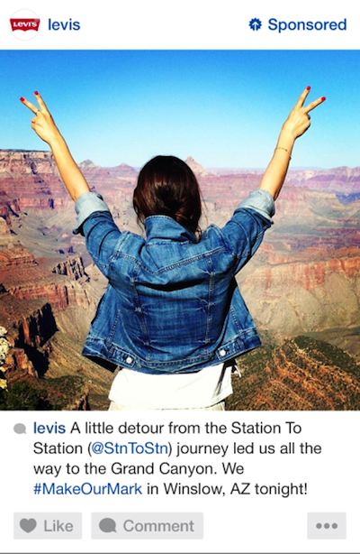 levis Los primeros anuncios hechos para Instagram