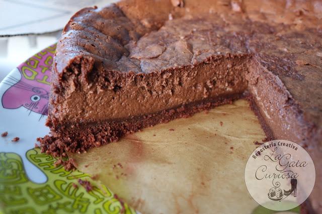 CHEESECAKE DE CHOCOLATE Y GUINNESS