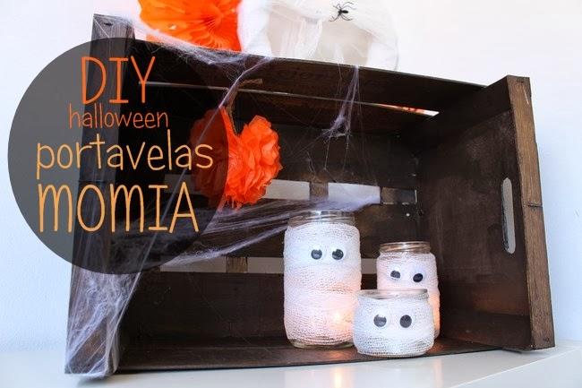 Video DIY Portavelas Momia Halloween