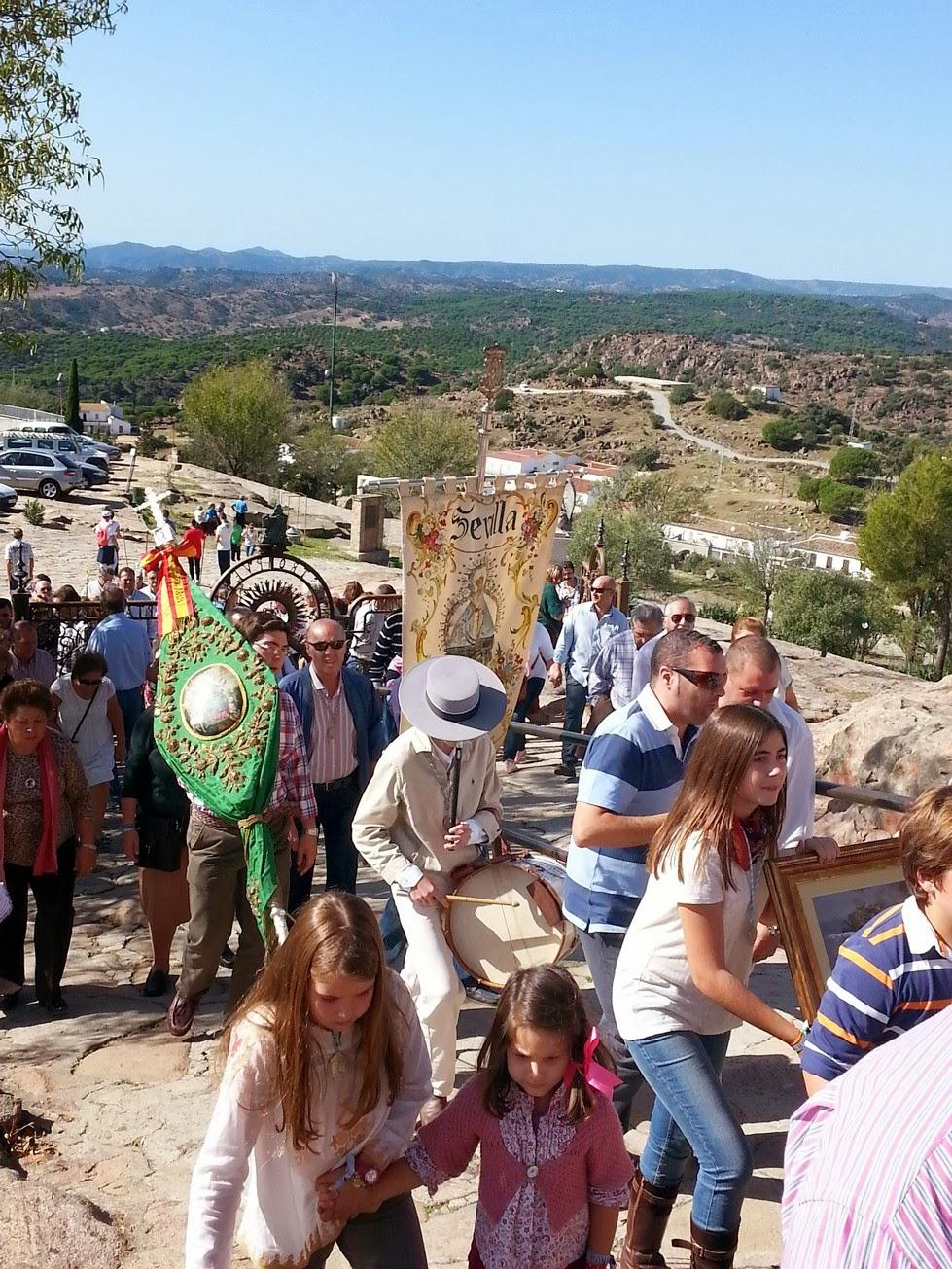 Fotografías de la peregrinación al Santuario de la Virgen de la Cabeza