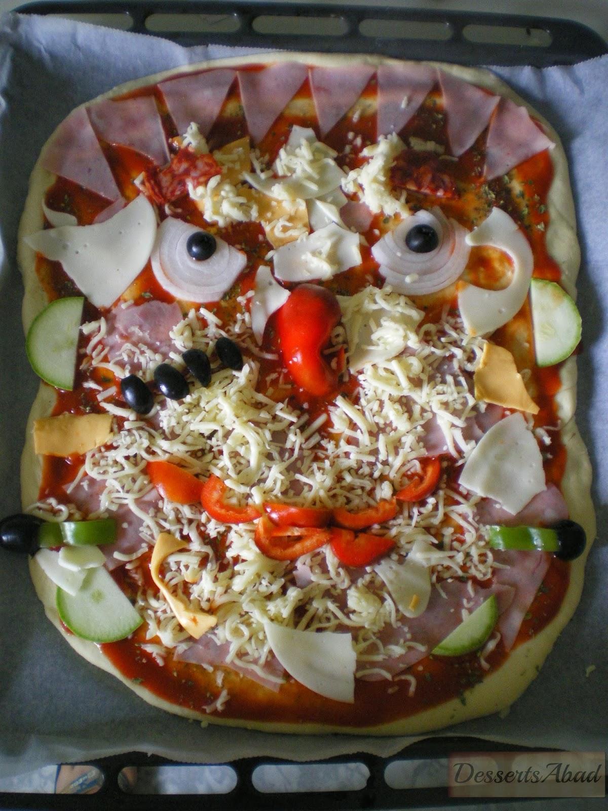 Pizzas para la noche de Halloween