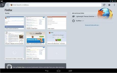 Ya se puede descargar la nueva versión del navegador Mozilla Firefox 25 para desktop y Android firefox-android