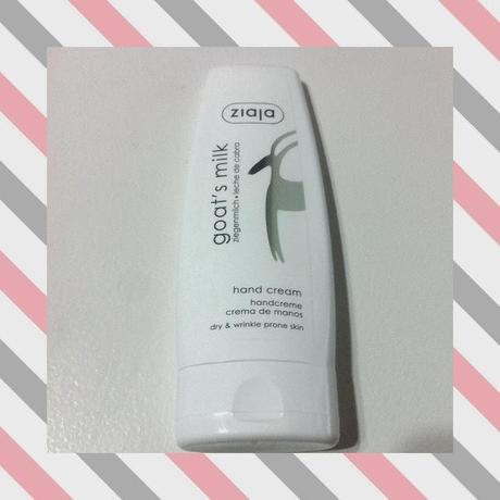 Crema de manos de leche de cabra de ziaja/hand cream goat`s milk ziaja