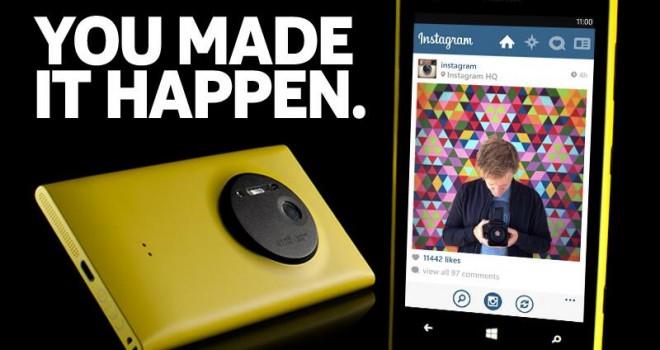Nokia ya anticipa la llegada de Instagram a Windows Phone
