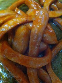 Tosta de gusanos para Halloween