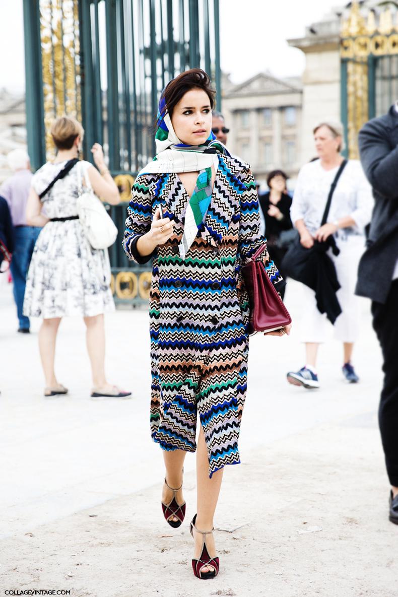 street style collagevintage Miroslava Duma