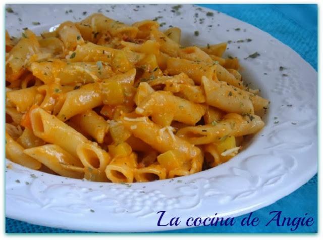 MACARRONES CON POLLO GRATINADOS