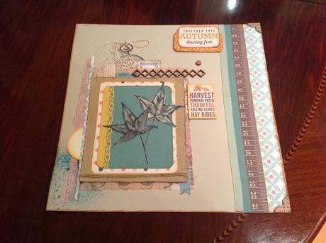 Scrapbooking: Un recuerdo otoñal en el mes de Octubre