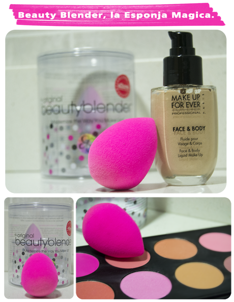 aplicar maquillaje esponja beauty Blender