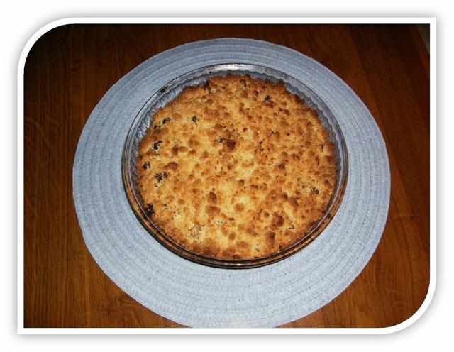CRUMBLE DE MANZANAS Y PASAS