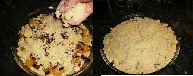 CRUMBLE DE MANZANAS Y PASAS