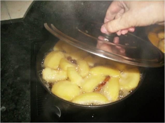 CRUMBLE DE MANZANAS Y PASAS