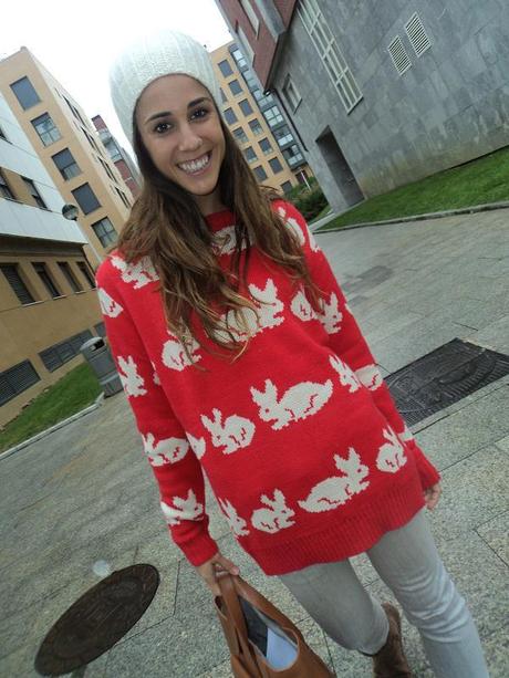 Rabbits sweater rabbit sweater