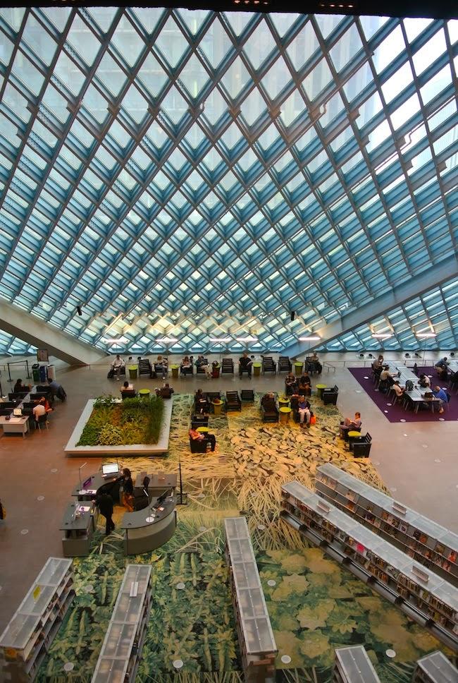 La biblioteca central de Seattle