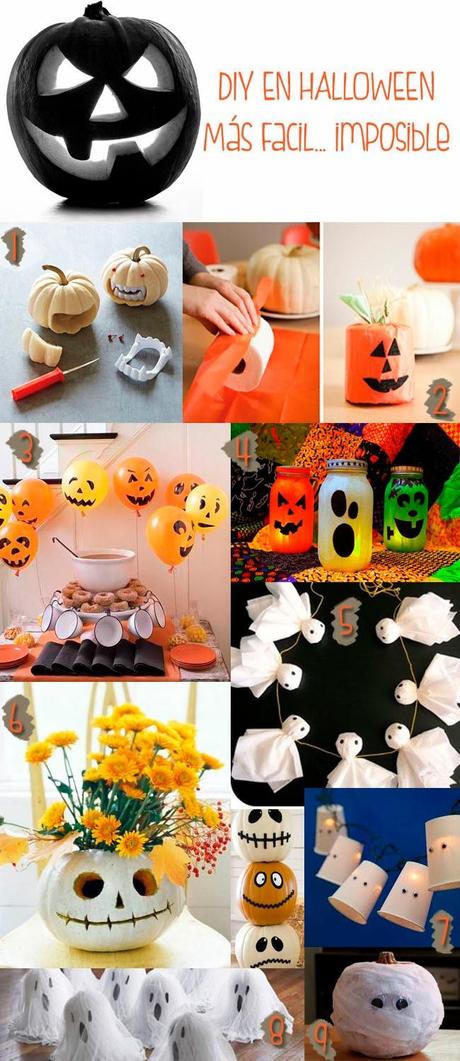 Diy  Halloween ¿alguien quiere aburrirse?