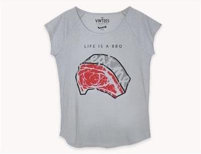 life is a bbq thevintees ilovepitita CAMISETAS