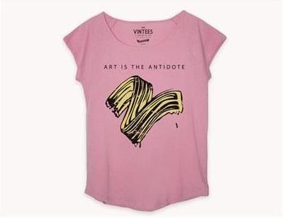 art is the antidote the vintees ilovepitita CAMISETAS