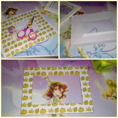 Desafío Love Craft (V): Banderines de Halloween naranjas y marco de fotos